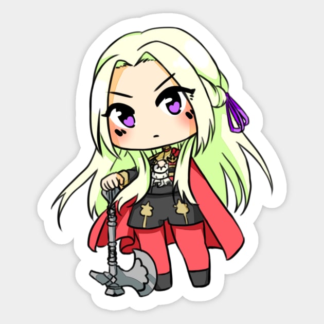 Edelgard Chibi Sticker by FluffyChikorita